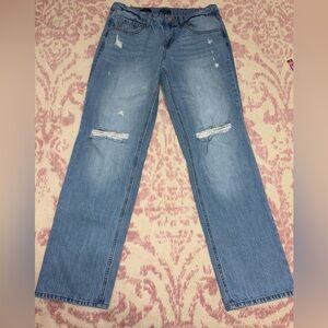Wild Fable Light Blue Straight Leg Distressed Jeans Women’s size 8